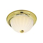 Nuvo Lighting SF76-126 2-Lights 120W Polished Brass Ceiling Flush Mount