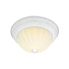 Nuvo Lighting SF76-127 2-Lights 120W Textured White Ceiling Flush Mount