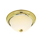 Nuvo Lighting SF76-132 2-Lights 120W Polished Brass Ceiling Flush Mount