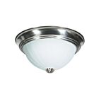Nuvo Lighting SF76-243 2-Lights 120W Brushed Nickel Ceiling Flush Mount