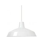 Nuvo Lighting SF76-283 1-Light 100W White Bowl Rod Pendant