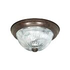 Nuvo Lighting SF76-606 2-Lights 120W Old Bronze Ceiling Flush Mount
