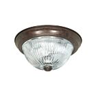 Nuvo Lighting SF76-607 2-Lights 120W Old Bronze Ceiling Flush Mount