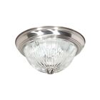 Nuvo Lighting SF76-611 3-Lights 180W Brushed Nickel Ceiling Flush Mount