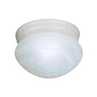Nuvo Lighting SF76-612 1-Light 60W Textured White Ceiling Flush Mount