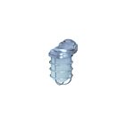 Satco Sf76-622 300W Metallic Silver Vapor Proof Wall Mount