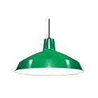 Nuvo Lighting SF76-660 1-Light 100W Green Bowl Rod Pendant