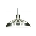 Nuvo Lighting SF76-661 1-Light 100W Brushed Nickel Bowl Rod Pendant