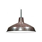 Nuvo Lighting SF76-662 1-Light 100W Old Bronze Bowl Rod Pendant