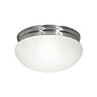 Nuvo Lighting SF76-677 2-Lights 120W Brushed Nickel Large Mushroom Ceiling Flush Mount