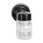 Nuvo Lighting SF77-119B 1-Light 60W Black Outdoor Wall Lantern