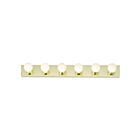 Nuvo Lighting SF77-190 6-Lights 600W Polished Brass Vanity Strip