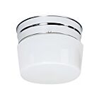 Nuvo Lighting SF77-342 1-Light 60W Polished Chrome Small Ceiling Drum Flush Mount