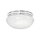 Nuvo Lighting SF77-347 2-Lights 120W Polished Chrome Large Mushroom Ceiling Flush Mount
