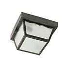 Nuvo Lighting SF77-891 2-Lights 120W Black Flush Mount