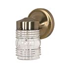 Nuvo Lighting SF77-995 1-Light 60W Antique Brass Wall Lantern