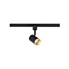 Satco Th637 Matte Black/Brushed Brass LED Track Cylinder