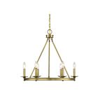 Savoy House Essentials Middleton 1-307-6-322 6-Lights 360W Warm Brass Chandelier