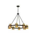 Savoy House 1-1152-8-333 Andover 8-Lights 40W Mediterranean Bronze Incandescent/LED Chandelier