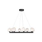 Savoy House 1-1238-8-89 Castello 8-Lights 32W Matte Black Chandelier with Integrated LED