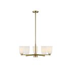Savoy House 1-1246-5-127 Baldwin 5-Lights 60W Noble Brass Incandescent/LED Chandelier