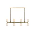 Savoy House 1-1249-8-127 Baldwin 8-Lights 60W Noble Brass Incandescent/LED Chandelier