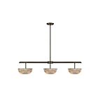 Savoy House 1-1250-3-15 Hubbard 3-Lights 30W Mediterranean Bronze Chandelier with Integrated LED