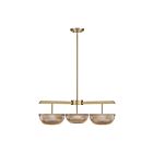 Savoy House 1-1251-3-127 Hubbard 3-Lights 30W Noble Brass Chandelier with Integrated LED