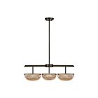 Savoy House 1-1251-3-15 Hubbard 3-Lights 30W Mediterranean Bronze Chandelier with Integrated LED