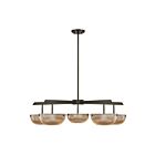 Savoy House 1-1252-5-15 Hubbard 5-Lights 50W Mediterranean Bronze Chandelier with Integrated LED