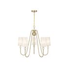 Savoy House 1-1350-5-127 Sheldon 5-Lights 60W Noble Brass Incandescent/LED Chandelier