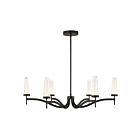 Savoy House 1-1464-6-15 Butler 6-Lights 30W Mediterranean Bronze LED Chandelier