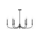 Savoy House 1-1500-6-15 Coventry 6-Lights 60W Mediterranean Bronze Incandescent/LED Chandelier