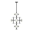 Savoy House Amani 1-1592-15-50 15-Lights 900W Black Cashmere Chandelier