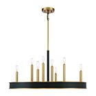 Savoy House Chaucer 1-1716-8-322 8-Lights 480W Warm Brass Chandelier
