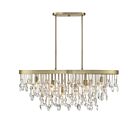 Savoy House Livorno 1-1847-8-127 8-Lights 480W Noble Brass Linear Chandelier