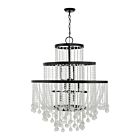 Savoy House Luna 1-1868-15-89 15-Lights 900W Matte Black Chandelier