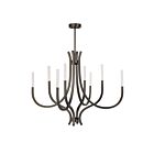 Savoy House 1-1900-8-15 Bradford 8-Lights 32W Mediterranean Bronze Chandelier with Integrated LED