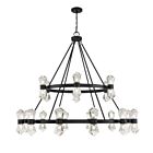 Savoy House Dryden 1-1938-36-89 36-Lights 144W Matte Black Chandelier