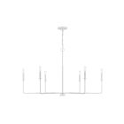 Savoy House Essentials Salerno 1-2221-6-83 6-Lights 360W Bisque White Chandelier