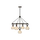 Savoy House 1-2276-5-15 Sheriden 5-Lights 60W Mediterranean Bronze Incandescent/LED Chandelier