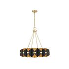 Savoy House 1-2414-16-343 Pelham 16-Lights 60W Black Cashmere LED Chandelier
