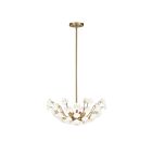 Savoy House 1-2500-4-127 Flores 4-Lights 60W Noble Brass Incandescent/LED Chandelier