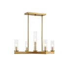 Savoy House 1-2634-5-322 Carina 5-Lights 300 Watt Warm Brass Chandelier