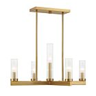 Savoy House 1-2634-5-322 Carina 5-Lights 300 Watt Warm Brass Chandelier