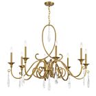 Savoy House Fairchild 1-2702-8-322 8-Lights 480W Warm Brass Chandelier