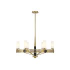 Savoy House 1-2914-6-322 Farrell 6-Lights 60W Warm Brass Incandescent/LED Chandelier