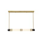 Savoy House 1-2917-1-322 Farrell 1-Light 21W Warm Brass Chandelier with Integrated LED