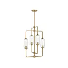 Savoy House 1-3023-4-322 4-Lights 240W Warm Brass Chandelier