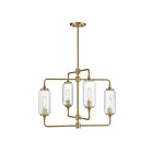 Savoy House 1-3025-4-322 4-Lights 240W Warm Brass Chandelier